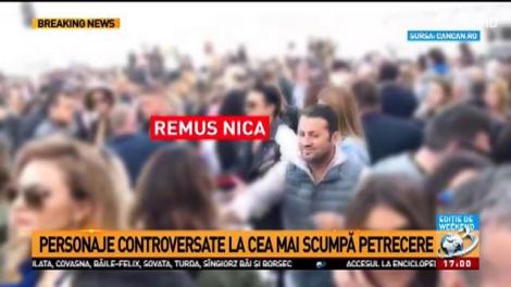 Personaje controversate la cea mai scumpă petrecere