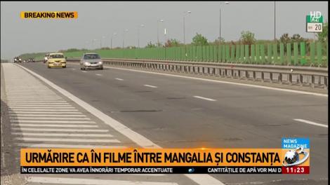 Urmărire ca în filme între Mangalia și Constanța! Un șofer bucureștean a fost oprit cu focuri de armă pe podul de la Agigea după o urmărire ca în filme