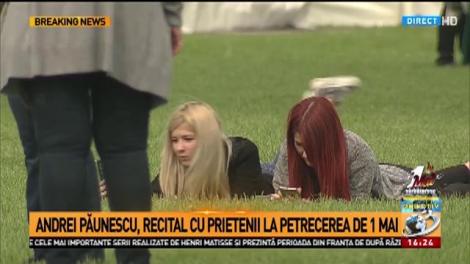 Andrei Păunescu, recital cu prietenii la petrecerea de 1 mai