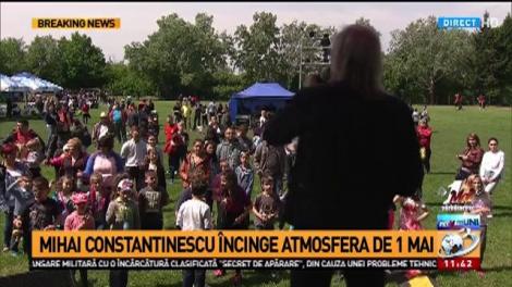 Mihai Constantinescu &icirc;ncinge atmosfera de 1 mai