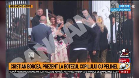 Cristian Borcea, prezent la botezul copilului cu Valentina Pelinel