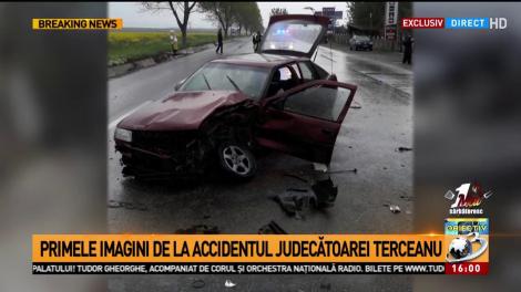 Primele imagini de la accidentul judecătoarei Geanina Terceanu