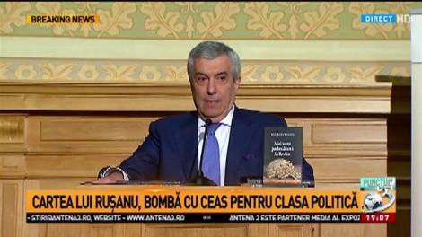 Cartea lui Dan Radu Ruşanu, bombă cu ceas pentru clasa politică. Tăriceanu, prezent la lansare