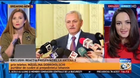 Exclusiv: Reacţia preşedinţiei privind scandalul pe tema Ancom, la Antena 3