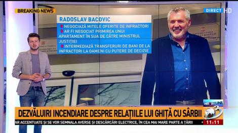 Dezvăluiri despre relațiile lui Sebastian Ghiță cu s&acirc;rbii