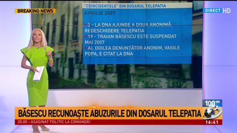 "Coincidenţele" din dosarul Telepatia