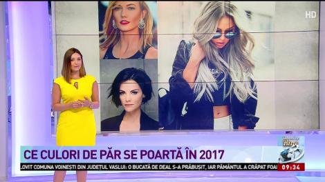 Ce culori de păr se poartă în 2017