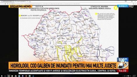 România, pândită de pericole! Specialiștii anunță Cod galben pentru maimulte zone din ţară!