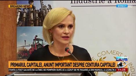 Primarul Gabriela Firea, declaraţii la Forumul Intact