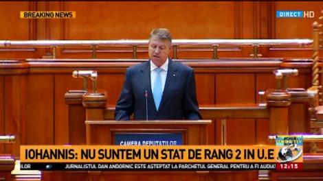 Klaus Iohannis, discurs de Ziua Europei