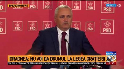 Dragnea, după executarea lui Șerban Nicolae: Grațierea corupților nu e în programul de guvernare. Comisia juridică nu a avut mandat de la PSD