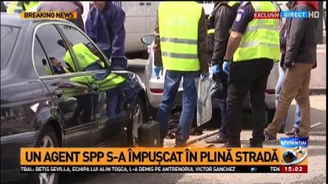 Dosar penal, în cazul agentului SPP care s-a sinucis în plină stradă