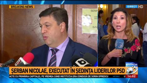 Șerban Nicolae, executat în ședința PSD: Cazanciuc - noul șef al Comisiei juridice, Fifor - lider de grup