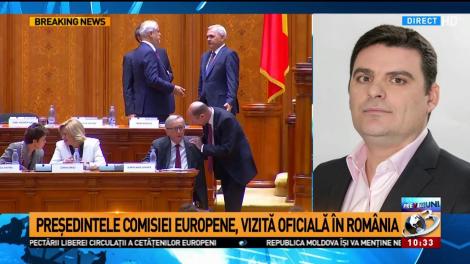 Juncker l-a sărutat pe frunte pe Băsescu, &icirc;n Parlamentul Rom&acirc;niei