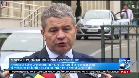 Guvernul caută soluții în criza vaccinurilor