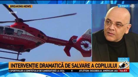 Raed Arafat, despre fetița de cinci ani căzută în puț, în Dâmbovița