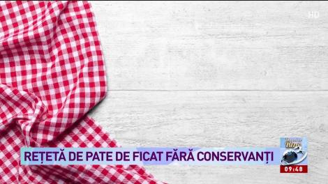 Rețetă de pate de ficat, fără conservanți! Se face simplu și rapid, dar gustul este inconfundabil!