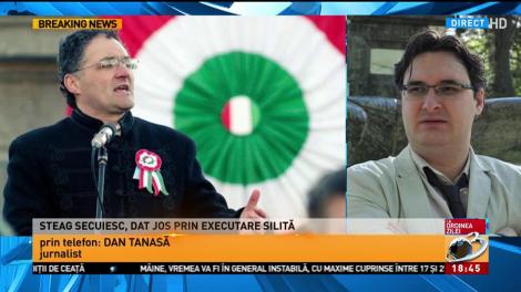 Steag secuiesc, dar jos prin executare siliă. Dan Tănasă: UDMR refuză să pună în executare sentinţe definitive şi irevocabile