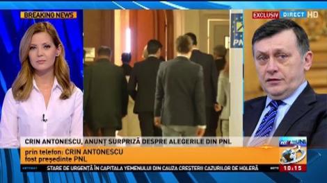 Crin Antonescu &icirc;l susţine pe Cristian Buşoi &icirc;n cursa pentru şefia PNL
