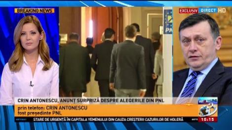 Crin Antonescu îl susţine pe Cristian Buşoi în cursa pentru şefia PNL