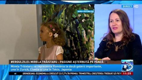 Eroul zilei. Mirela Trăistaru, pasiune așternută pe pânză