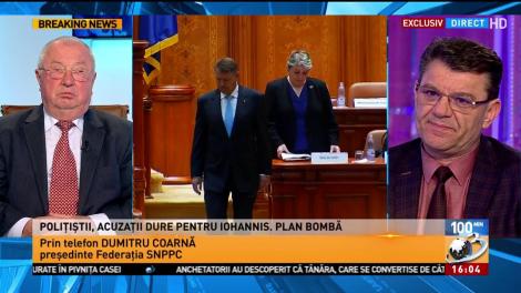 Poliţiştii acuză un plan incendiar al lui Iohannis