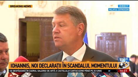 Iohannis, despre stabilirea unui prag al prejudiciului: Cred că nu este bine să se stabilească un prag