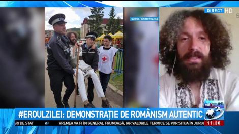 Record mondial! Peste 9.500 de persoane, îmbrăcate în costume populare tradiţionale, s-au adunat în Bistrița-Năsăud şi s-au prins într-o horă impresionantă
