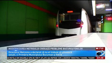 Probleme mari pentru mii de persoane. Modernizarea metroului creează probleme bucureștenilor