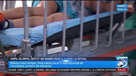 Copil olimpic, bătut de mamă până a ajuns la spital