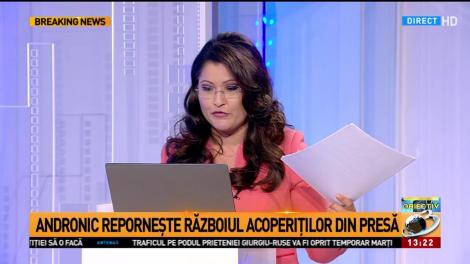 Dan Andronic reporneşte războiul acoperiţilor din presă