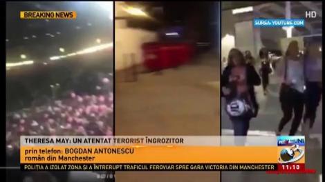 Bogdan Antonescu, un român stabilit în Manchester, vorbește despre atentatul terorist! Care este situația acum