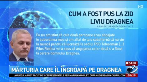 Mărturia care îl îngroapă pe Dragnea