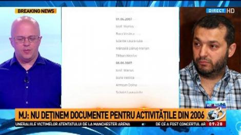 Dan Andronic, declarații după publicarea listei cu cei care au intrat în arhiva SIPA