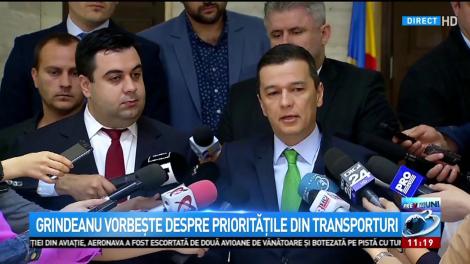 Premierul Grindeanu, despre prioritățile din Transporturi