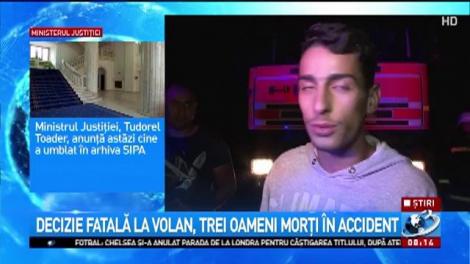 Decizie fatală la volan, 3 oameni morți în accident