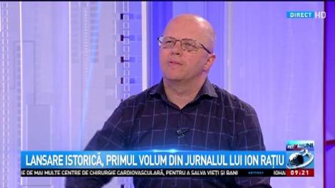 Lansare istorică: primul volum din jurnalul lui Ion Rațiu