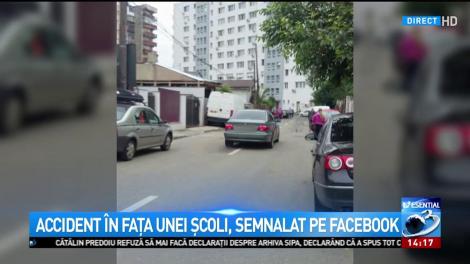 Un șofer a lovit un copil pe trecerea de pietoni și a fugit. Accidentul a fost semnalat pe Facebook