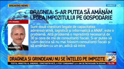 Dragnea și Iohannis nu se &icirc;nțeleg pe impozite
