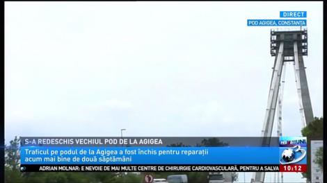 Vechiul pod de la Agigea s-a redeschis