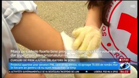 Senatorul liberal Siminică Mirea propune cursuri de prim ajutor obligatorii în şcoli