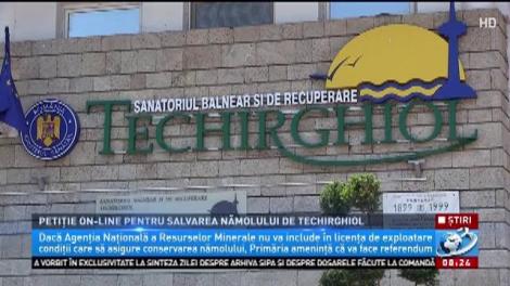 Petiție online pentru salvarea nămolului de la Teghirghiol