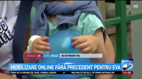 Eva, o fetiță de patru ani, bolnavă de cancer la ambii rinichi, are nevoie de tratament în străinătate