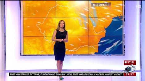 Prognoza meteo pentru următoarele trei zile. Vremea se răceşte şi ploile îşi fac apariţia