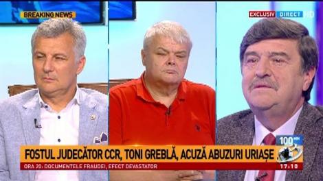 Toni Greblă, acuzaţii incendiare pentru DNA