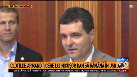 Nicușor Dan a demisionat din USR