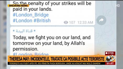 Cele două incidente din capitala Regatului Unit, tratate ca posibile acte teroriste