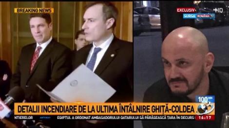 Andronic, detalii în exclusivitate de la întâlnirea cu Ghiță: Avea dispozitiv de supraveghere