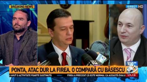 Codrin Ștefănescu: Nici prin cap nu ne-a trecut să dăm jos propriul guvern