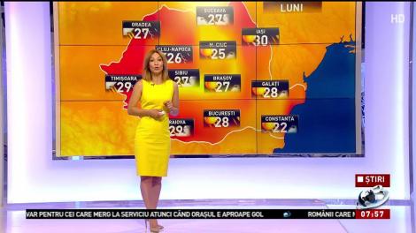 Prognoza meteo, luni, 5 iunie